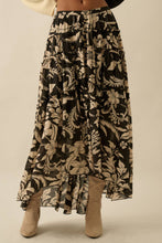 Load image into Gallery viewer, Floral Tiered Maxi Skirt