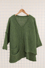 Load image into Gallery viewer, Asymmetric Oversized Sweater with Pocket - made in Italy