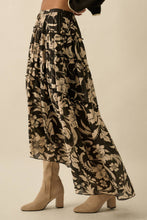 Load image into Gallery viewer, Floral Tiered Maxi Skirt