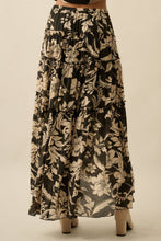 Load image into Gallery viewer, Floral Tiered Maxi Skirt
