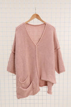 Load image into Gallery viewer, Asymmetric Oversized Sweater with Pocket - made in Italy