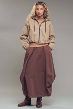 Load image into Gallery viewer, Balloon Hem Drawstring Maxi Skirt