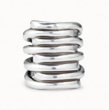 Load image into Gallery viewer, Tornado Ring Silver