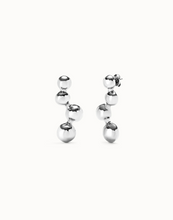 Load image into Gallery viewer, Ser Intrepida Drop Earrings Silver