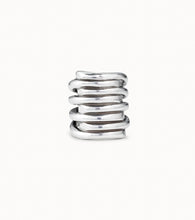 Load image into Gallery viewer, Tornado Ring Silver