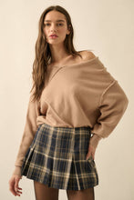 Load image into Gallery viewer, Stella Solid Knit V-Neck Exposed-Seam Sweater