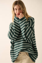 Load image into Gallery viewer, Striped Textured Knit Oversized Sweater
