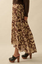 Load image into Gallery viewer, Floral Tiered Maxi Skirt