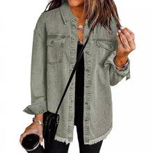 Load image into Gallery viewer, Tandy Frayed Hem Jacket
