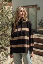 Load image into Gallery viewer, Nordic Striped Knit Hooded Sweater