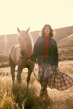 Load image into Gallery viewer, Penny Plaid High-Low Maxi Skirt