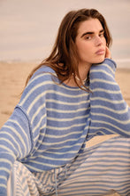 Load image into Gallery viewer, Striped Textured Knit Oversized Sweater