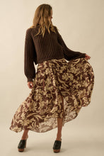Load image into Gallery viewer, Floral Tiered Maxi Skirt