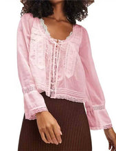 Load image into Gallery viewer, Lacy Boho Blouse Top