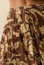 Load image into Gallery viewer, Floral Tiered Maxi Skirt