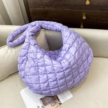 Load image into Gallery viewer, Ladies Puffer Cloud Bag Tote Handbag Slouch Bag