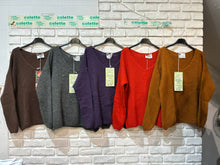 Load image into Gallery viewer, V-neck mohair sweater
