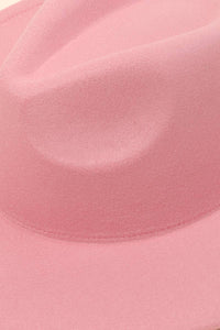 Flat Brim Fedora Fashion Hat