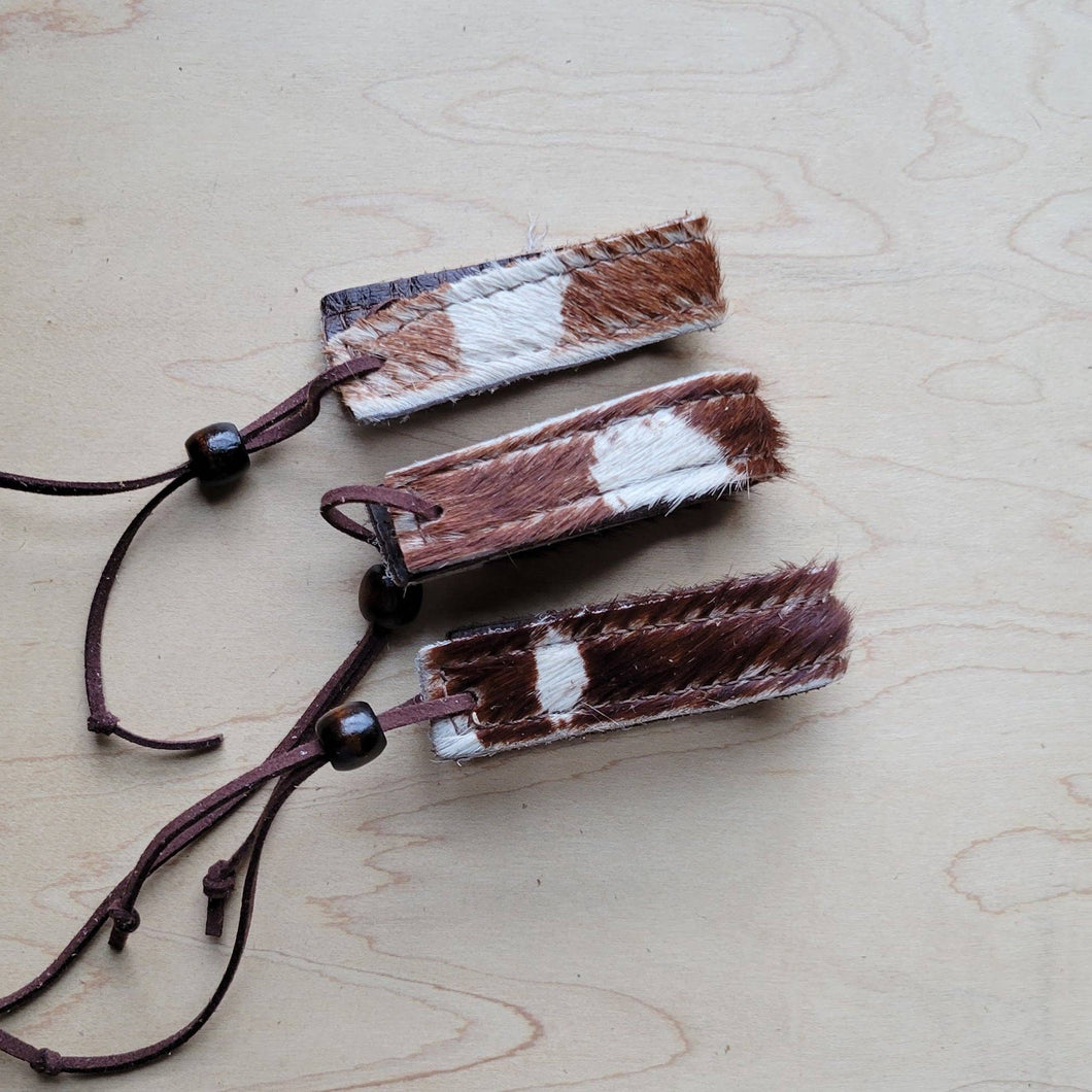 Genuine Leather Tie Bracelet