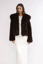 Load image into Gallery viewer, STELLA SHAWL FAUX FUR JACKET