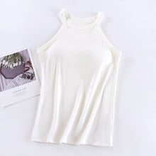 Load image into Gallery viewer, Basic Halter Top with built-in bra tank top