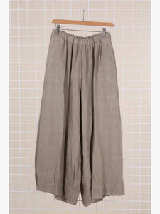 Italian Linen Wide Leg Pants