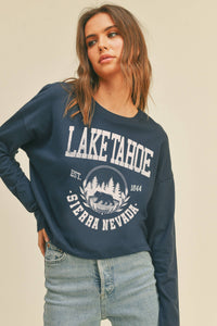 Lake Tahoe Sierra Nevada Long sleeve Tee