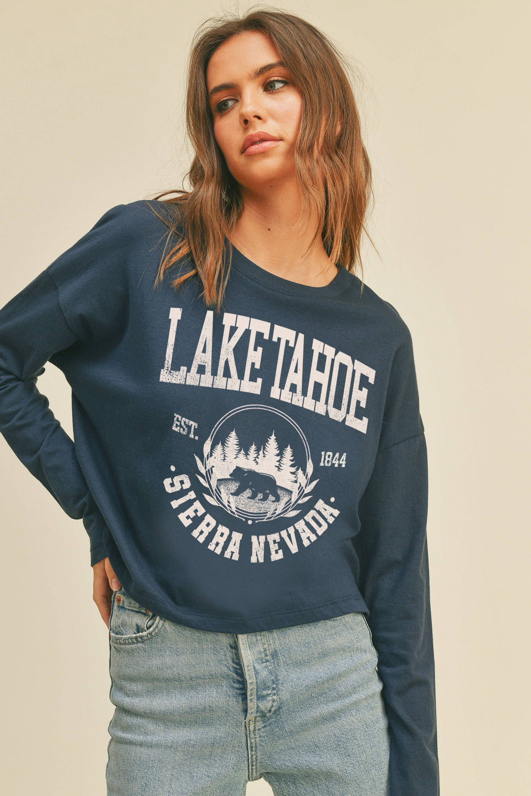 Lake Tahoe Sierra Nevada Long sleeve Tee