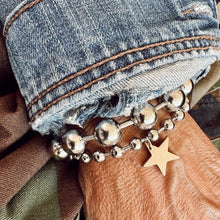 Load image into Gallery viewer, Brass Star Charm Bracelet 