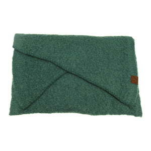 Solid Boucle Knit CC Scarf