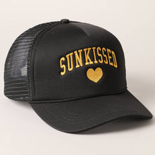 Load image into Gallery viewer, Sunkissed Embroidery Foam Mesh Back Trucker Hat