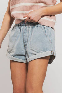 Cool Cuffed Print Shorts