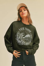 Load image into Gallery viewer, Tahoe Bear Short Crop Sweatshirt