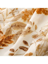 Load image into Gallery viewer, Scarvii - Leaf Print Long Thin Scarf