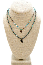 Load image into Gallery viewer, Lake Tahoe Gemstone Necklace