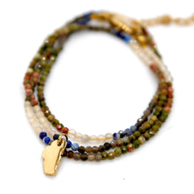 Load image into Gallery viewer, Lake Tahoe Gemstone Necklace