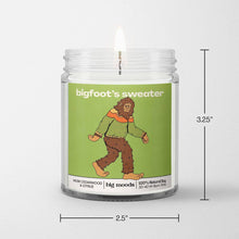 Load image into Gallery viewer, "Bigfoot's Sweater" Musk, Cedarwood, &amp; Citrus - Soy Candle
