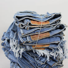 Load image into Gallery viewer, Low-Rise Upcycled Denim Shorts - Original