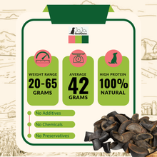 Load image into Gallery viewer, All-Natural Premium Cow Hooves Chews for Dogs (25/Bag)
