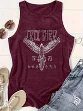 Load image into Gallery viewer, Free Bird &amp; Rock graphic tank top
