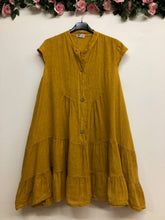 Load image into Gallery viewer, Cap Sleeve Italian Linen dress