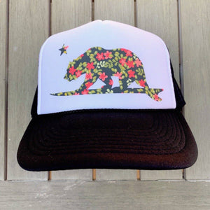 Floral Surf Bear Hat