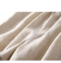 Load image into Gallery viewer, Floral crochet lace patchwork cotton linen shorts