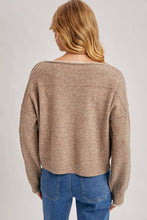 Load image into Gallery viewer, Tessa Sweater - Rolled Trim