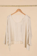 Load image into Gallery viewer, Bizou Asymmetrical Cotton Sweater - France