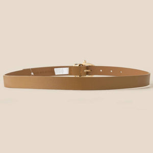Triple Ring Faux Leather Belt