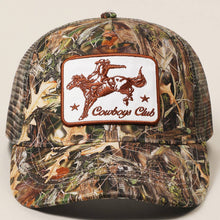 Load image into Gallery viewer, Cowboy and Horse Embroidery Patch Mesh Cap