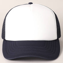 Load image into Gallery viewer, Blank Trucker, choose a removable patch