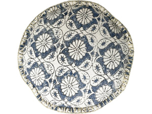 Round Pouf/Ottoman/Stool-Cotton Canvas