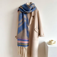 Load image into Gallery viewer, Zella Winter Long Fringe Scarf - Thick Cozy Wrap